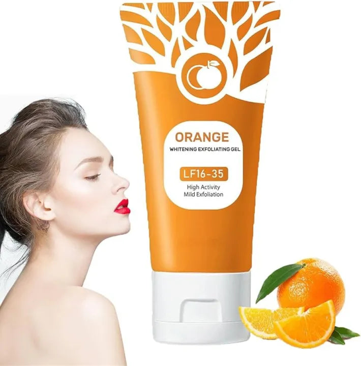 Orange Enzymes Exfoliating Brightening Gel - Scrub Face Body Brightening - LF16-35