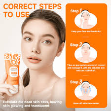 Orange Enzymes Exfoliating Brightening Gel - Scrub Face Body Brightening - LF16-35