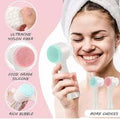3D Double Side Face Brush Silicone Facial Cleansing Brush