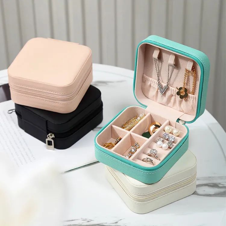 Jewellery Box Organizer Box For Travelling Leather Box Hair AccessoriesJewellery Box Organizer Box For Travelling Leather Box Hair Accessories